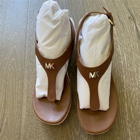 michael kors laney thong sandals white|Michael Michael Kors Laney Thong Optic White 9.5 M.